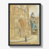 Cathedral Caudebec en Caux, Normandy, France by William Wildman - thumbnail_1_bf_6846b39f1483fa5b355590ea